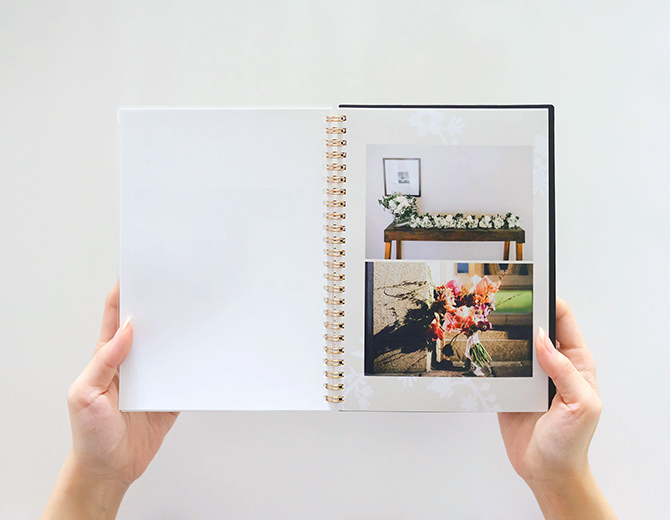 しっかりとした、ノートのような佇まい