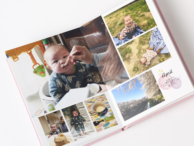 赤ちゃん・子どもの成長記録のフォトブックの写真