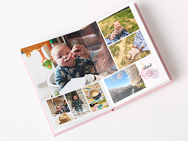 子どもの成長記録フォトブックの写真