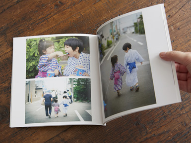 フォトブックソフトカバーの写真