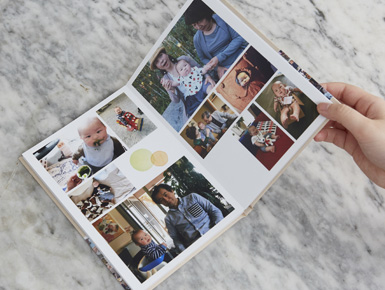 フォトブックイヤーアルバムの写真