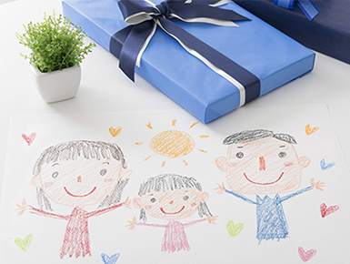 父の日ギフトの子どものイラスト画像